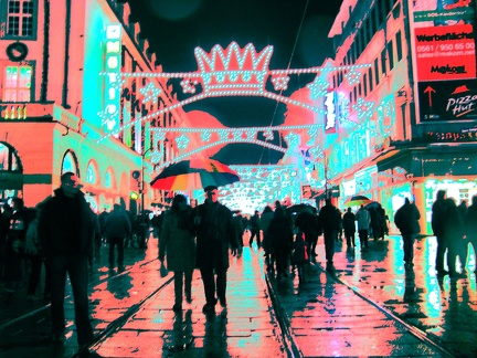 Königsstraße im Regen